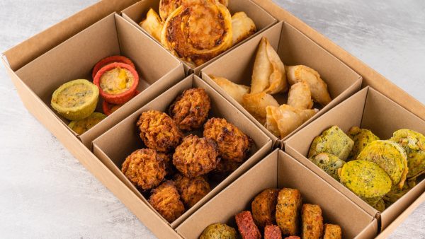 Our catering services can deliver a delicious savoury bites platter to your door